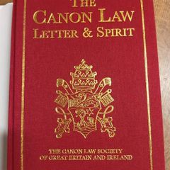 Rare Find. Canon Law Society of Great Britain: Letter and Spirit
