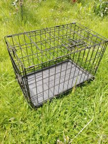 Folding Metal Pet Crate Dog Cage Small/Medium