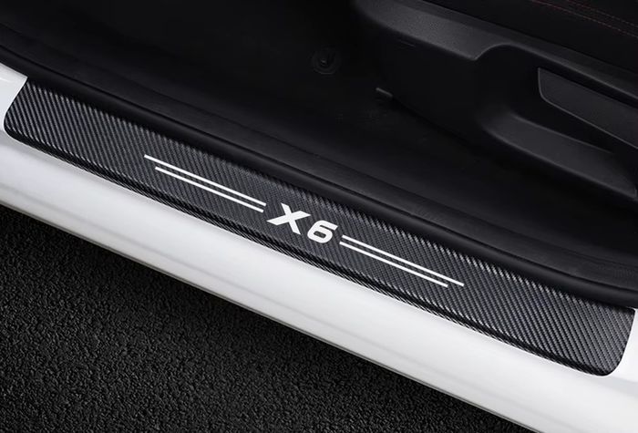4PCS Car Door Sill Guard Sticker Accessories For BMW X6
