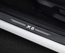 4PCS Car Door Sill Guard Sticker Accessories For BMW X6
