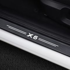 4PCS Car Door Sill Guard Sticker Accessories For BMW X6
