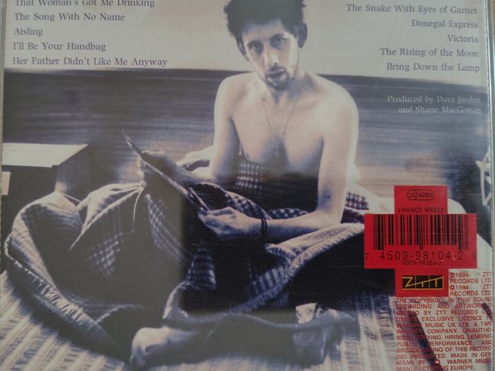 Shane MacGowan And The Popes - The Snake CD (1995) Celtic Punk Folk VG+