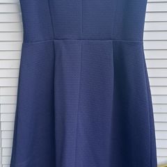 Dorothy Perkins navy size 14 midi dress