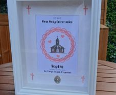 Communion 3D Box Memento Personalised Frame