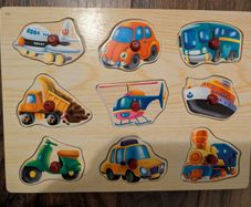 Vehicle Chunky Wooden Puzzle