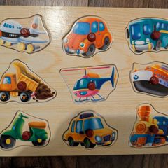 Vehicle Chunky Wooden Puzzle