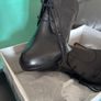 Kendra Apple Heeled Ankle Boots Clarks Black in box Image 5