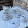 Limoges porcelain tea cups & saucers etc. Image 3
