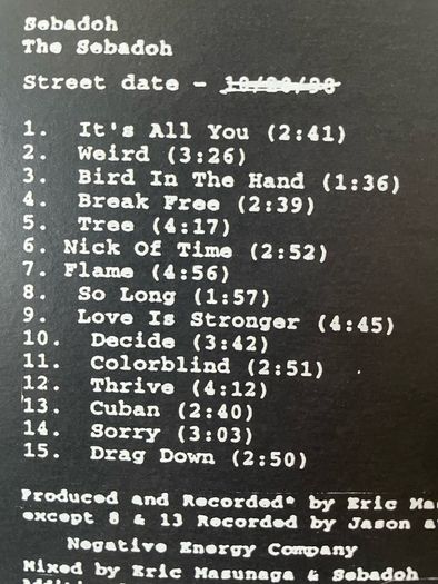 Sebadoh - The Sebadoh