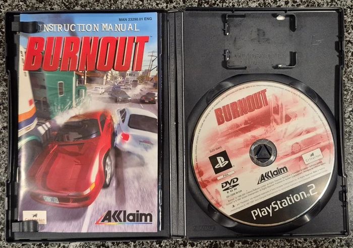 4 Original PS2 Games: Burnout, DRIV3R, L.A. Rush & Sega Superstars