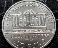 Austria 1oz .999 Silver Philharmonic 2025 Coin