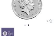 5 x 1oz 2022 Silver Britannias .999 fine silver