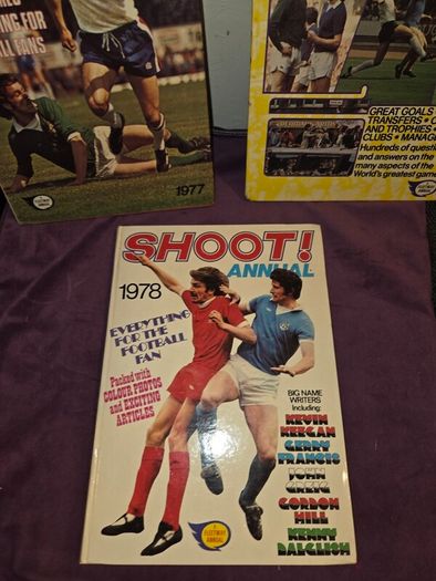 3 Shoot! Annual books from 1970's