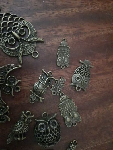 Collection of owl pendants