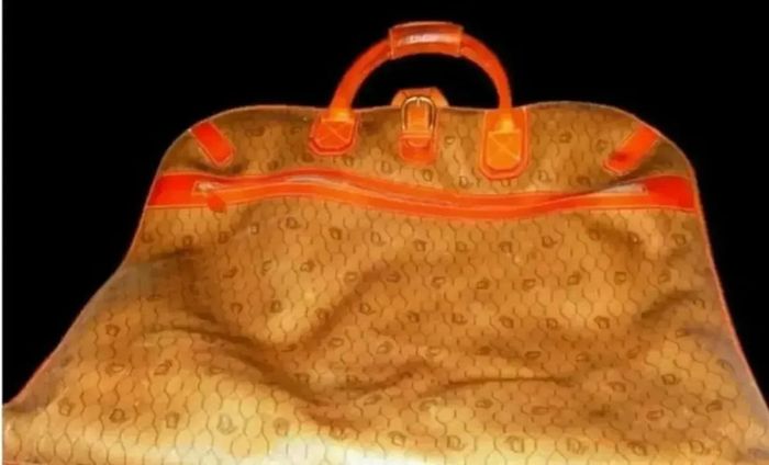 Vintage Authentic Christian Dior Honeycomb Garment Bag