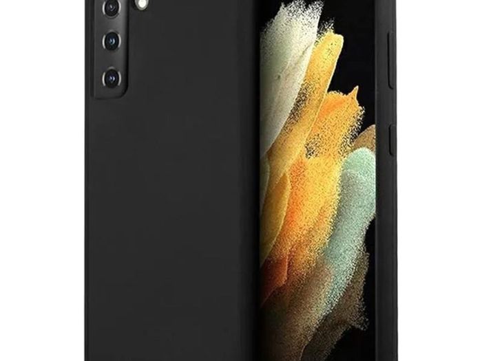 Black Soft Silicone Case for Samsung Galaxy S21 Shockproof Back Cover