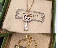 Key style necklace and bracelet
