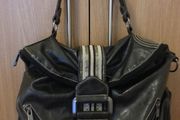 Dark brown handbag