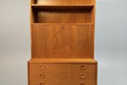 1970s Danish Teak Wall Unit Attributed to Sejling Skabe