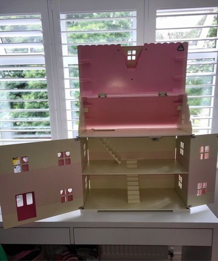 Wooden Dolls House with accessories