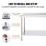 24 x 60 x 36 Inch Stainless Steel Work Table, Commercial Food Prep Worktable Heavy Duty Prep Worktable Image 5