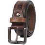 Premium Genuine Leather Belt Stylish Vintage Designer Belt Durable Formal & Casual Waist Belt Image 7