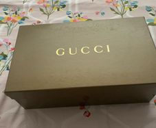 Mens Gucci monogram driving shoe size 10