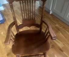 6No hardwood Dining Chairs