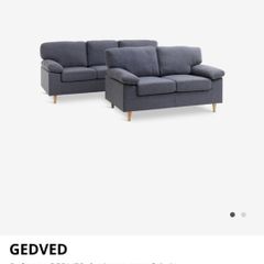 Grey 3 seater + 2 seater sofa