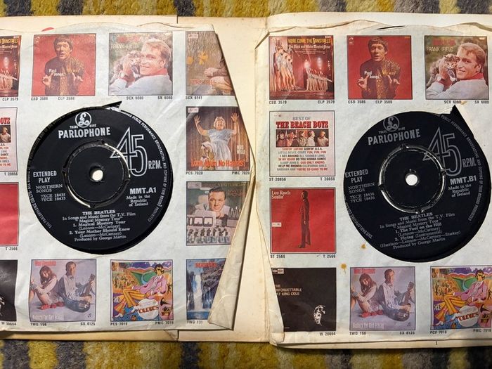 The Beatles vinyl Single EPs Irish pressing
