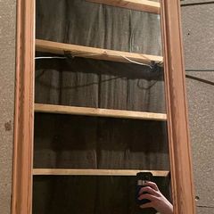Solid wood Mirror with bevelled pine frame