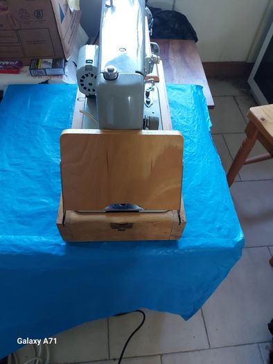 Novum Electric Sewing Machine with Sew-Tric Motor with Pedal and power supply, Round Pin Plug, A true Blast from the Past