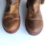 Dr Martens cowboy mid calf brown leather buckle boots UK6 EU39 US8 Image 3