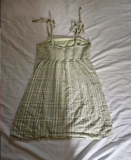 Hollister Green Plaid Mini Dress