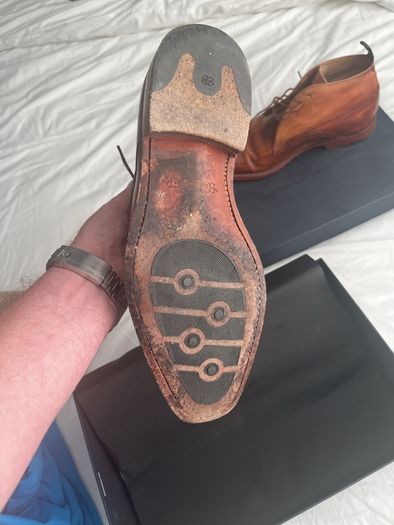 barker size 8 brown boot
