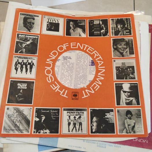 LP record vinyl sleeves and inners