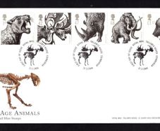 2006 Great Britain Ice Age Animals Commemorative Stamps First Day Cover (FDC)