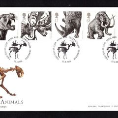 2006 Great Britain Ice Age Animals Commemorative Stamps First Day Cover (FDC)