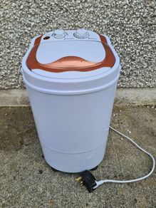 2 In 1 Portable Mini Washing Machine Fully Automatic Compact Washer Spin Dryer