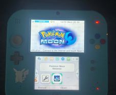 Nintendo 2DS Pokemon Moon Pikachu