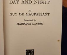 Tales Of Day  And Night By Guy De Maupassant. 1951 Hardback In Good Condition. 37.