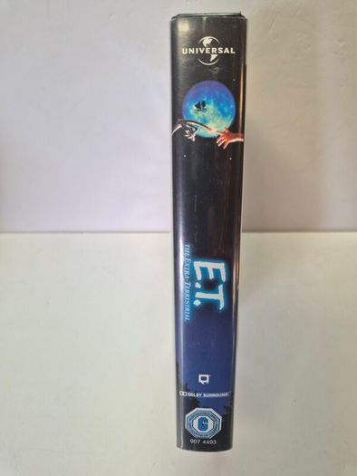 E.T. The Extra Terrestrial VHS (2002 Special Edition)  Rare bmibaby Promo Sticker and insert (PAL)