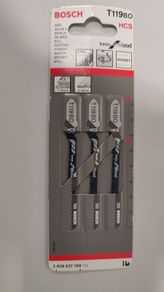 Bosch T119BO Jigsaw Blades Basic For Wood 3 Piece