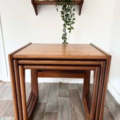 Vintage Retro Mid Century Teak G Plan Quadrille Nest of Tables