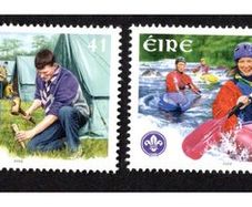 2002 Ireland 75th Anniversary of Irish Scouting Stamps Mint Never Hinged (MNH)