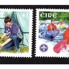 2002 Ireland 75th Anniversary of Irish Scouting Stamps Mint Never Hinged (MNH)