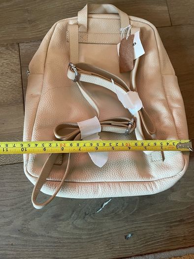 Women's bag backpack Clarks Genuine leather light sand colour Brand new