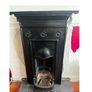 Antique Victorian / Edwardian Cast Iron Fireplace Insert Image 8