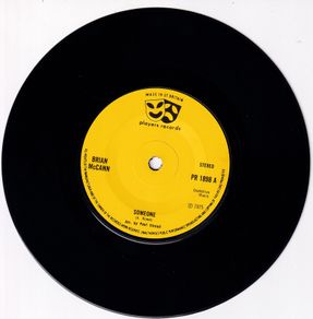 Brian Mccann Someone 1975 Uk Pressing Single