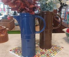 Fabulous Pair of Vintage Retro Arklow Pottery Tall Coffee Pots, No Lids, but Will Include One Damaged Lid - Perfect for High Display, or to Hold Flowers as Photographed
